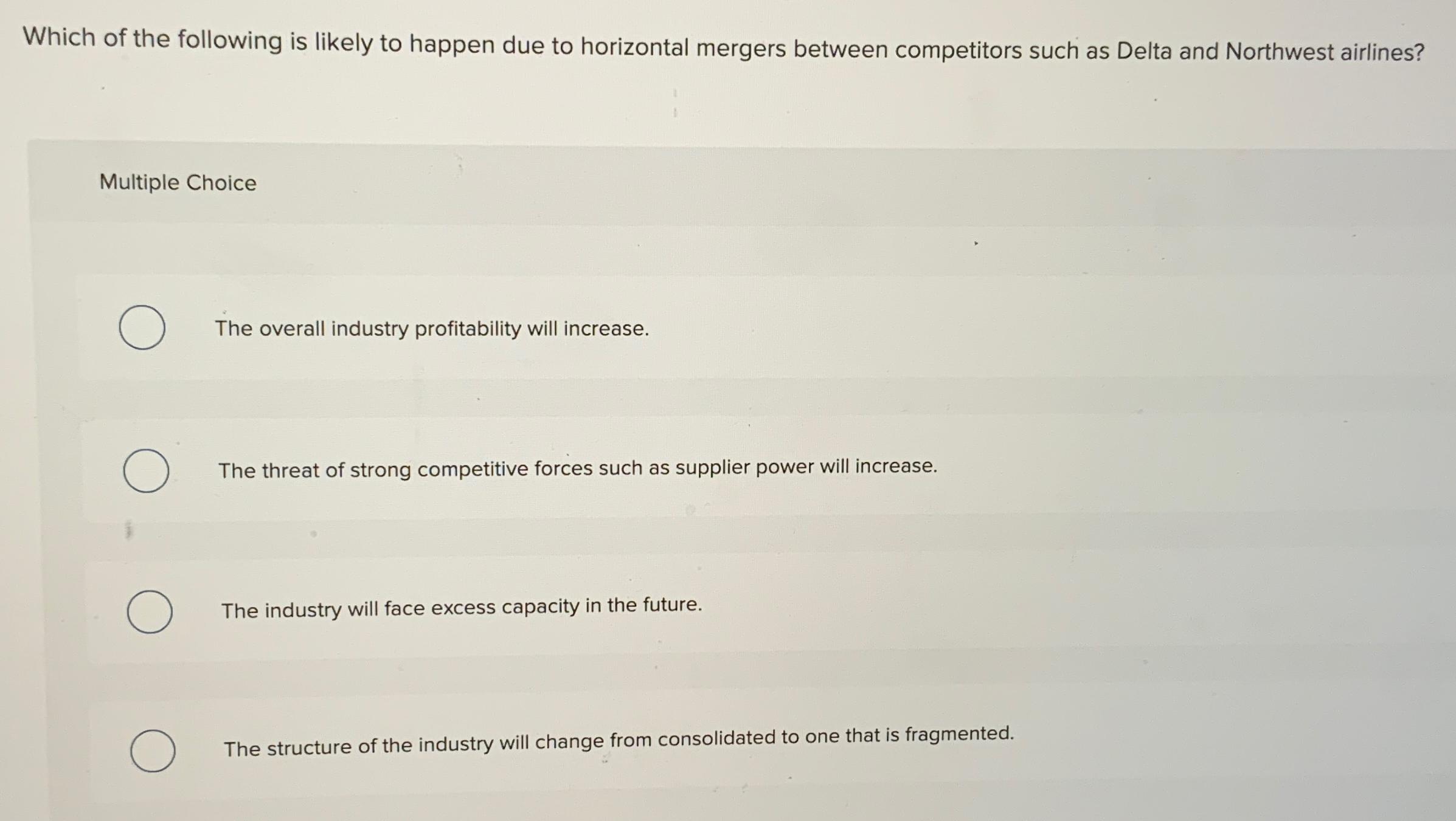 Solved Which of the following is likely to happen due to | Chegg.com