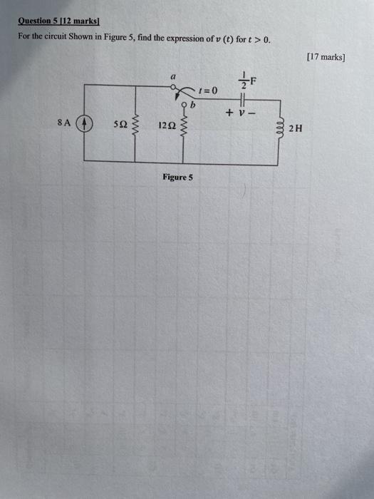 Solved Question 1 |10 marks For the circuit shown in Figure | Chegg.com