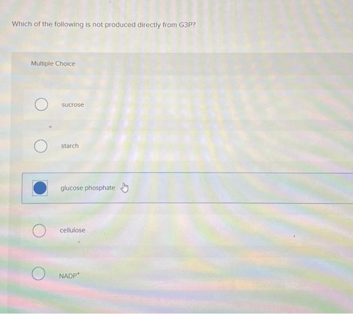 Solved Which of the following is not produced directly from | Chegg.com