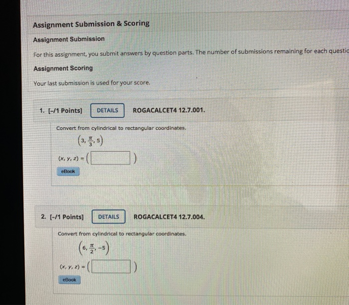 Solved Assignment Submission & Scoring Assignment Submission | Chegg.com