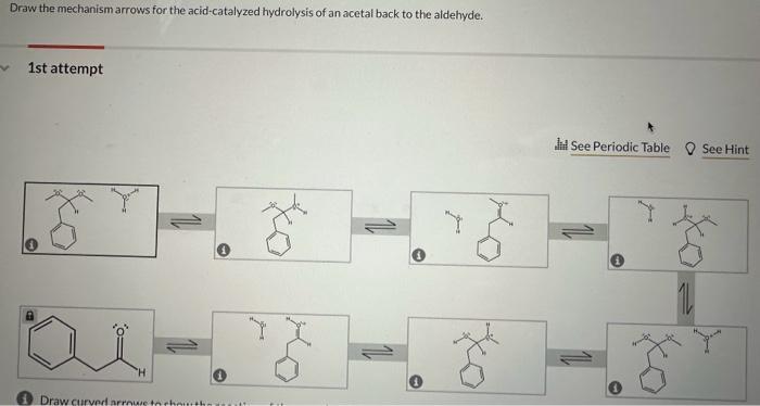 Solved Draw the mechanism arrows for the acid-catalyzed | Chegg.com