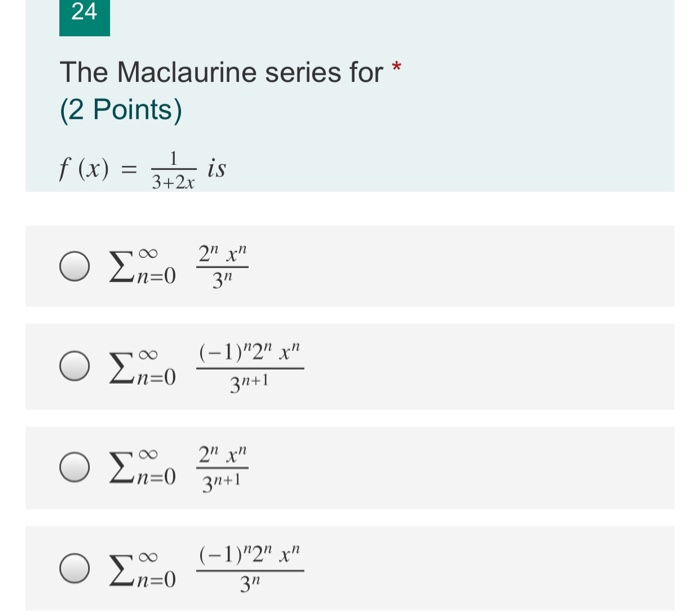 23 What Is The Value Of 2 Points 1 30 2 E 0 Chegg Com