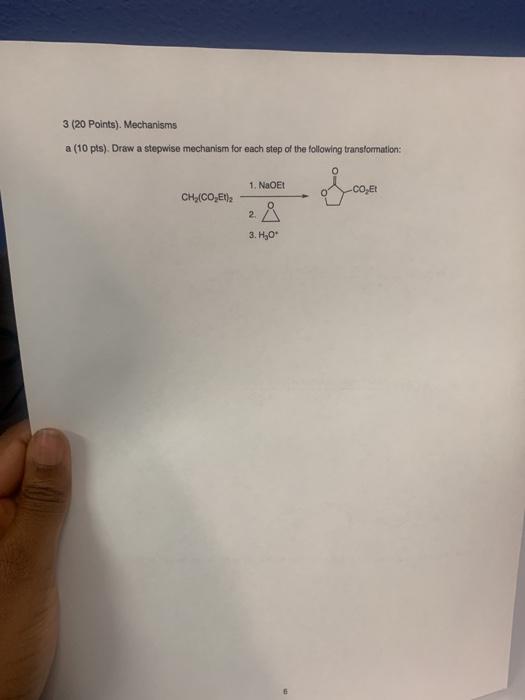 Solved draw step wise mechanism for each step of the | Chegg.com