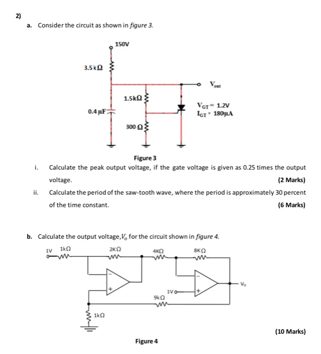 Solved 2) a. Consider the circuit as shown in figure 3. 150V | Chegg.com