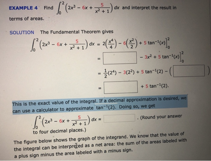 Solved Example 4 Find 2x2 6x X2 1 Dx And Chegg Com