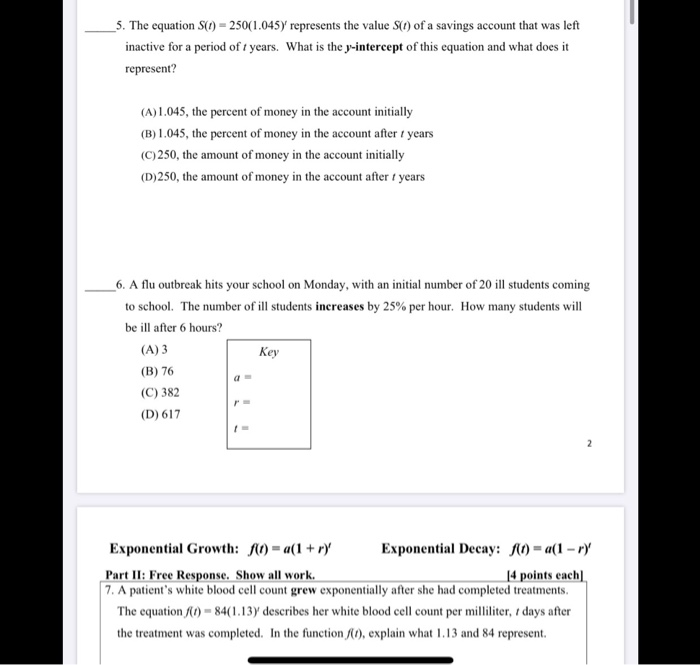 Solved Part 1 - Multiple Choice 12 points each 1. The | Chegg.com