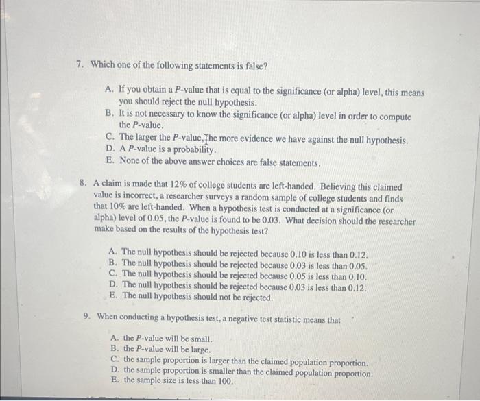 solved-7-which-one-of-the-following-statements-is-false-a-chegg