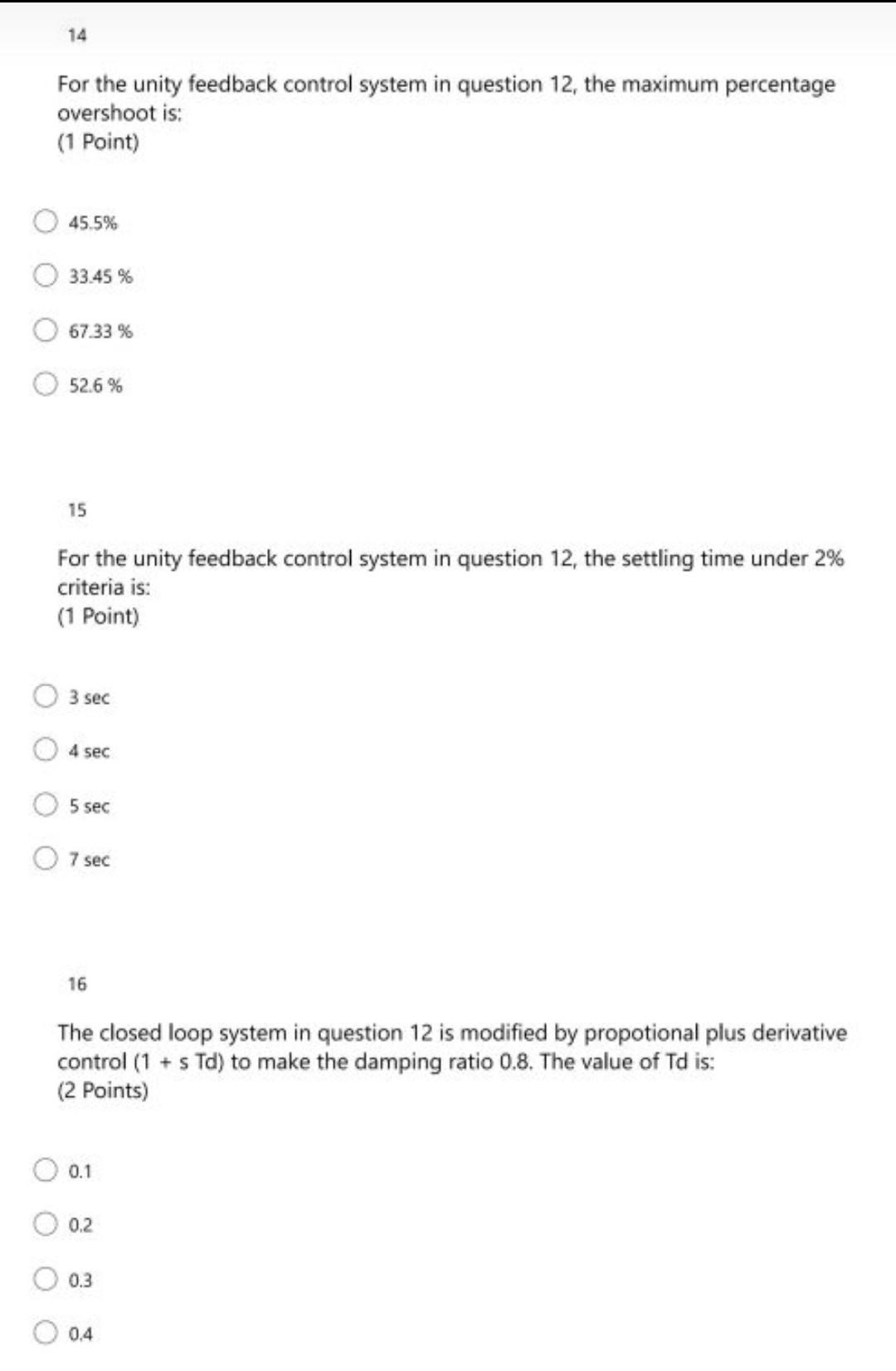 12 Consider a unity feedback control loop system with | Chegg.com