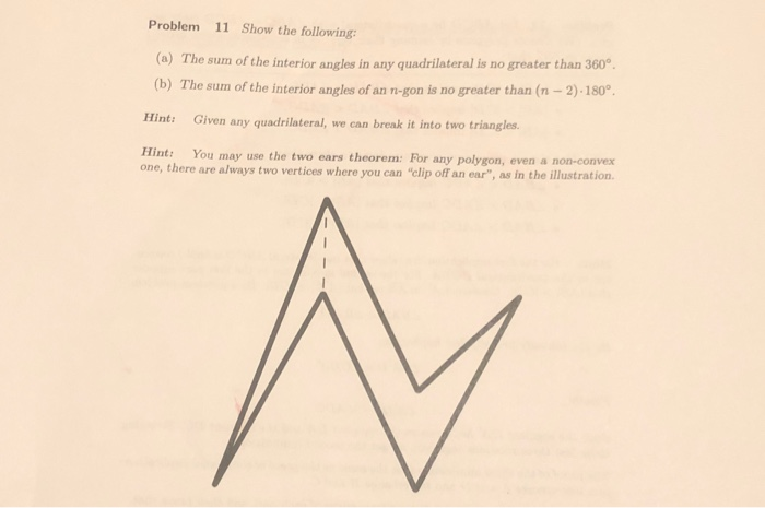 Solved Problem 11 Show The Following A The Sum Of The
