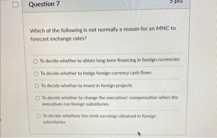 Solved Which of the following is not normally a reason for | Chegg.com