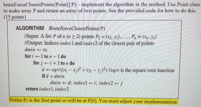Solved please code in java! thanks! I only need to do it for | Chegg.com