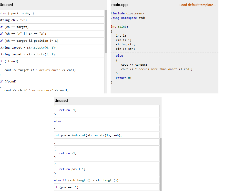 Solved 4.30.2: Produce code that checks if the ith character | Chegg.com