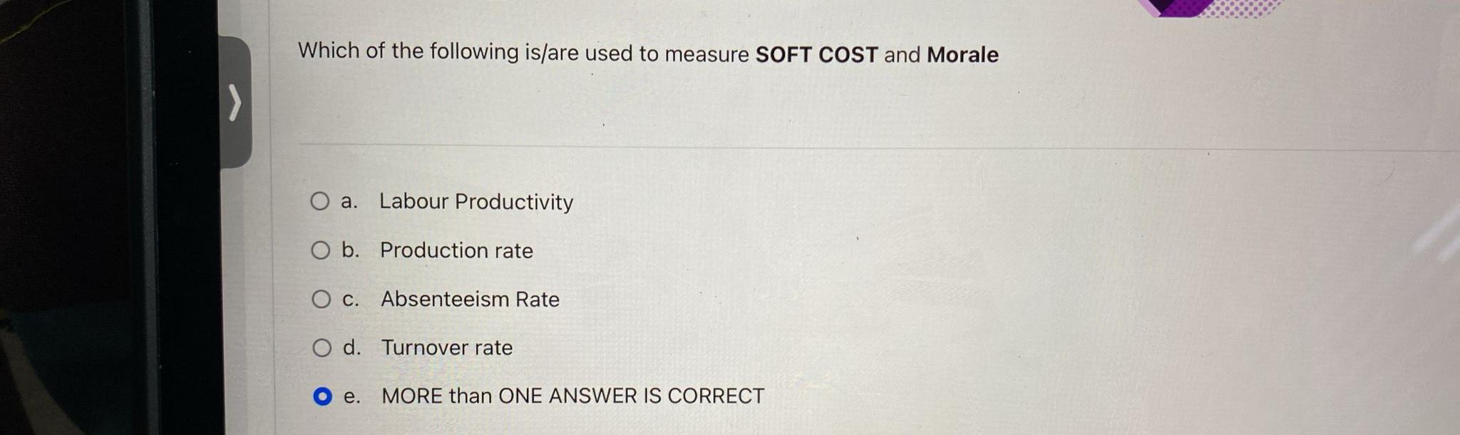 Solved Which of the following is/are used to measure SOFT | Chegg.com
