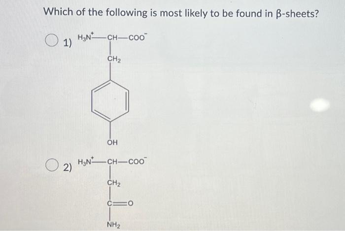 Solved Which Of The Following Is Most Likely To Be Found In | Chegg.com