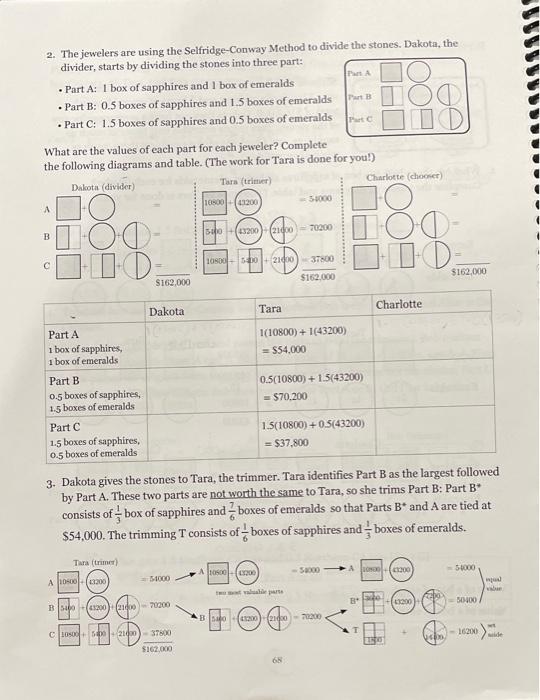 written assignment 2 the selfridge conway method