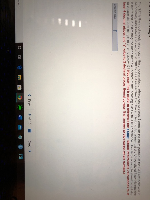 Solved SACI The SAT is the most widely used test in the | Chegg.com