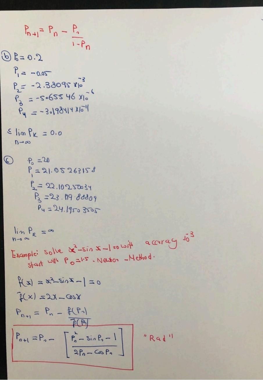 Numarcal Analysis Article Explanation If You Allow Chegg Com