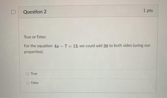 Solved D Question 3 1 pts Find the error in the mathematics. | Chegg.com