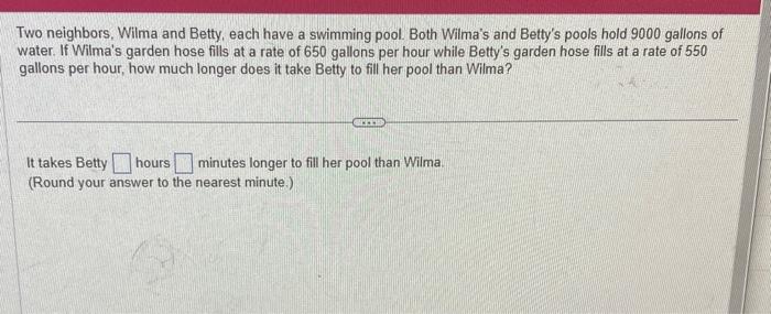 Two neighbors deals wilma and betty