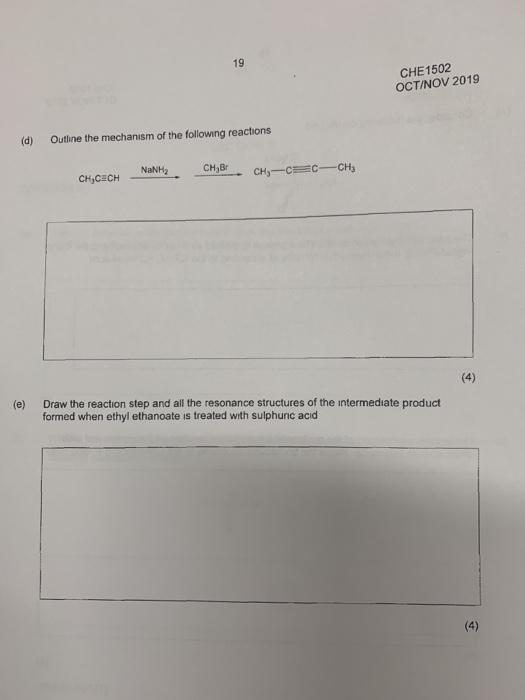 Solved 17 Che 1502 Oct Nov 2019 Section B Question 1 A 9024