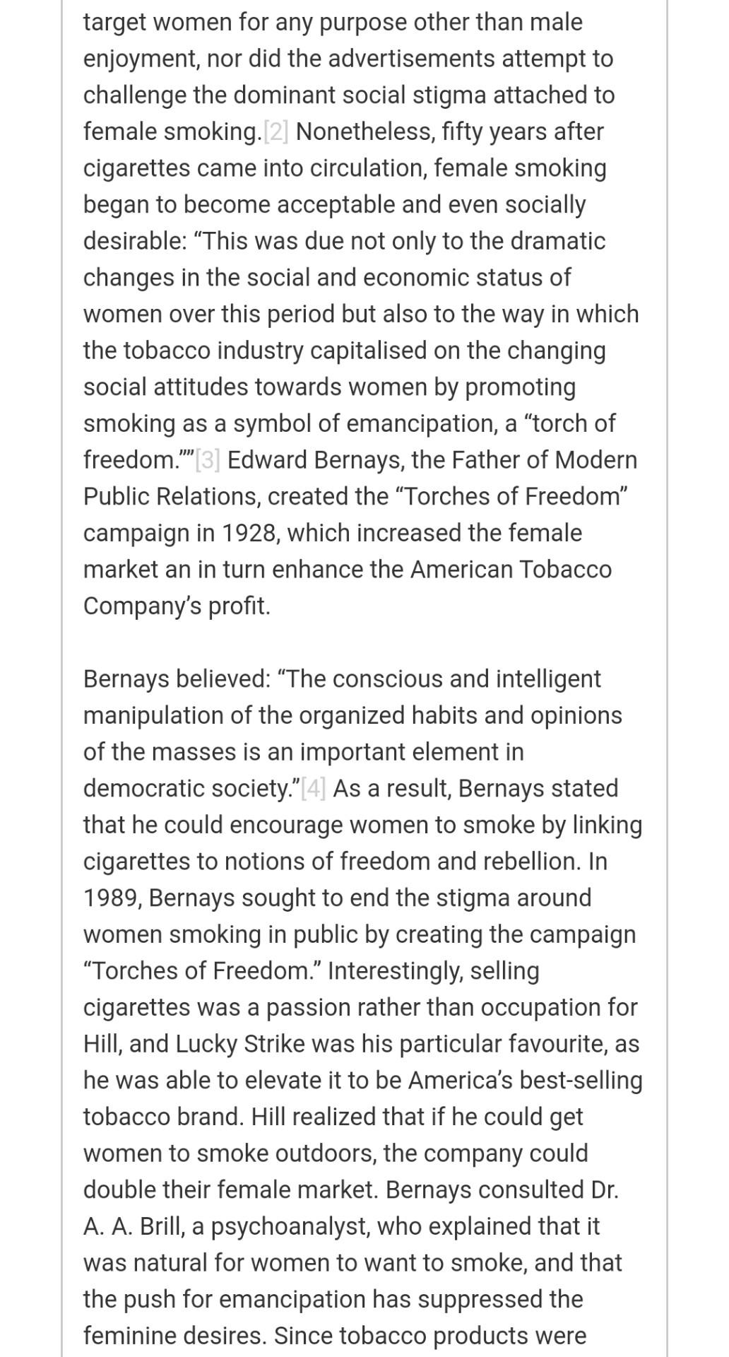 Solved TORCHES OF FREEDOM CAMPAIGN Women Are Free! AN