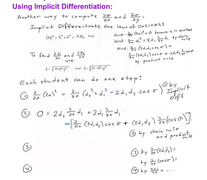 use chain rule and product rule to solve step 2 for | Chegg.com