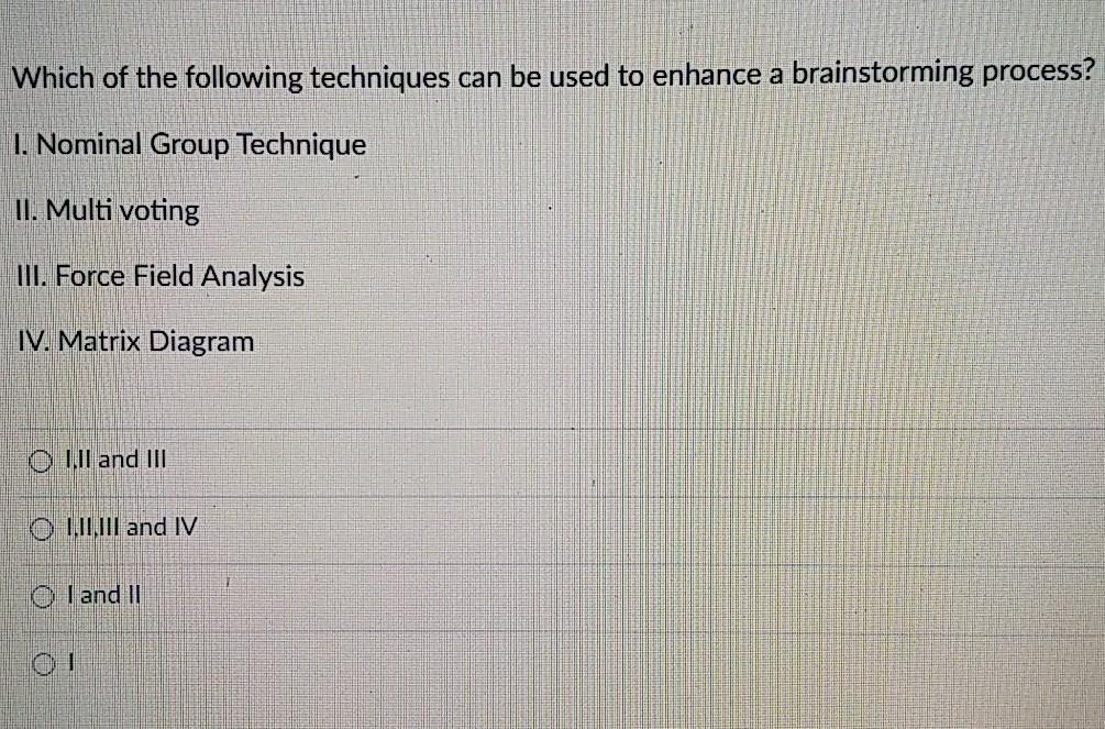 Solved Which of the following techniques can be used to | Chegg.com