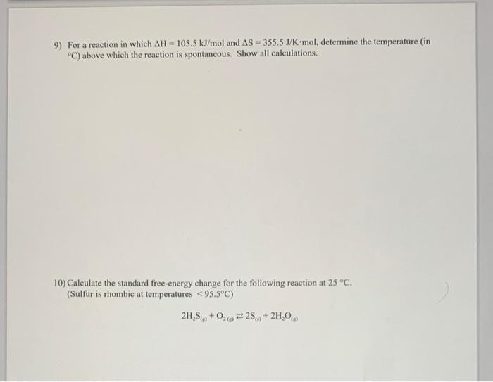 Solved 7) What is the change in entropy for 2.5 moles of an | Chegg.com