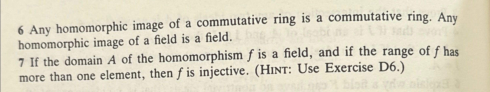 Solved Let A And B Be Rings, And F: A →B A Homomorphism. | Chegg.com