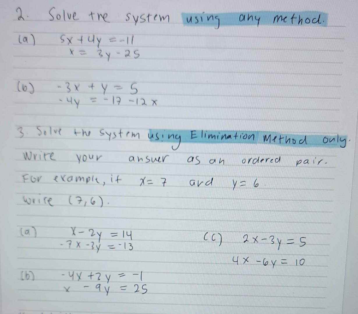 solved-2-solve-the-system-using-any-method-a-chegg