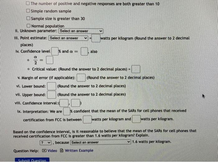 Solved 7.2: Confidence Intervals for Mean when Sigma is | Chegg.com