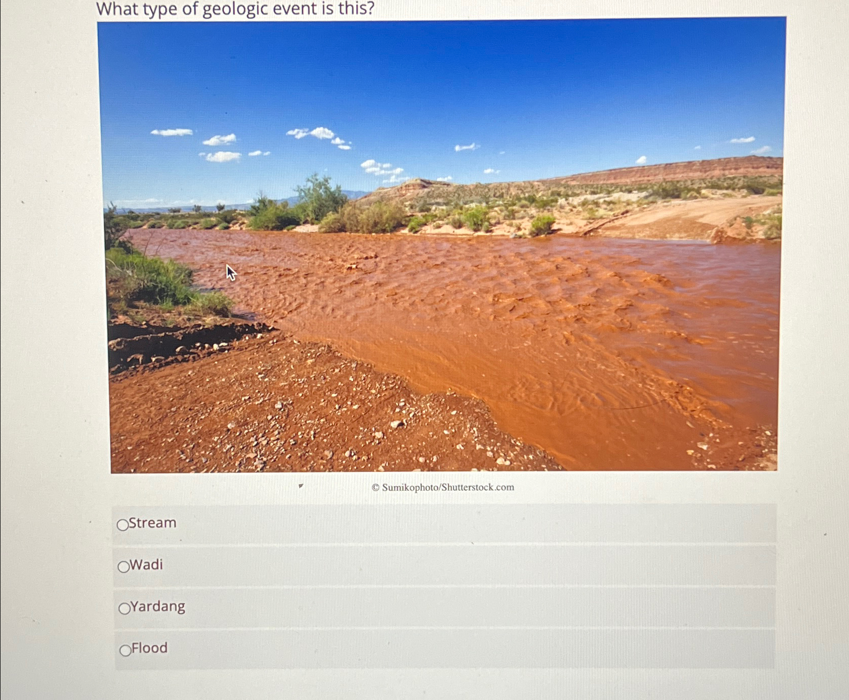 Solved What type of geologic event is this?(c) | Chegg.com