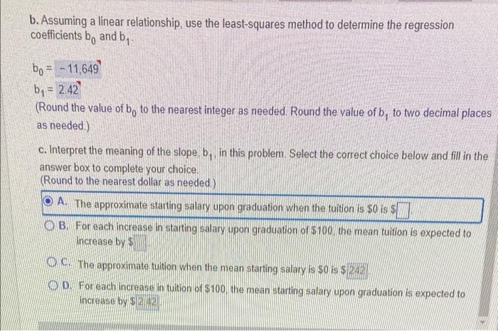 Solved I only need answer for part C and explanation on why | Chegg.com