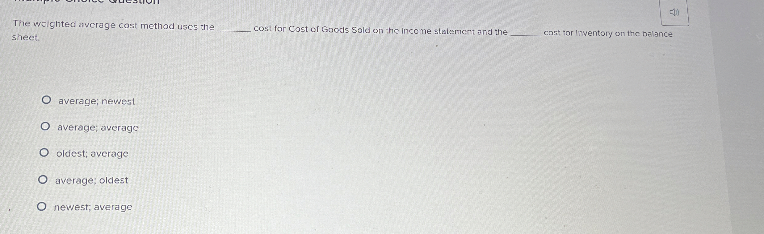 Solved The weighted average cost method uses thecost for | Chegg.com