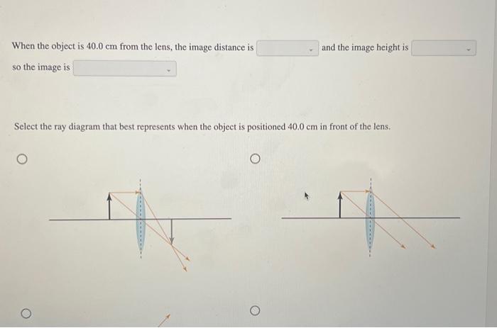 Solved A 14.0-cm-tall object is located in front of a | Chegg.com