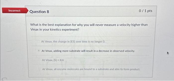 Solved You are performing a kinetics study under | Chegg.com