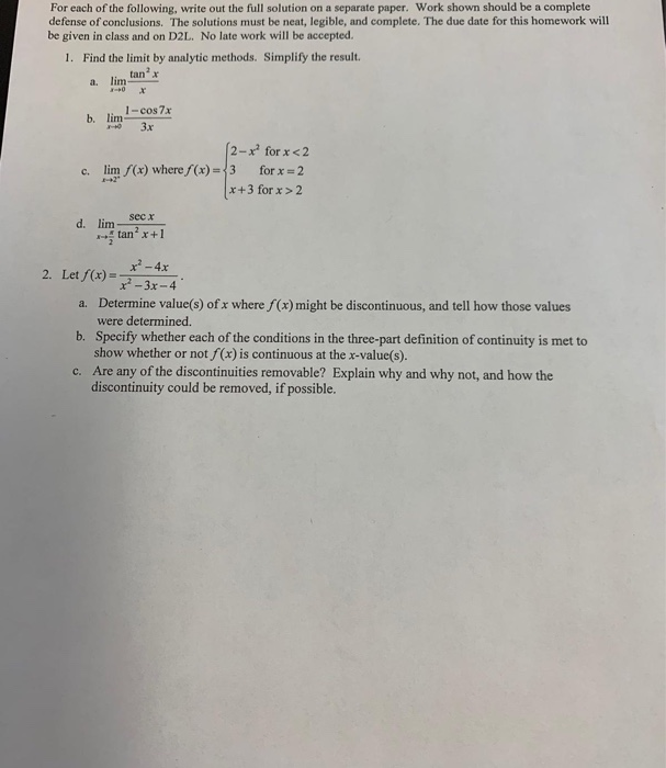 Solved For Each Of The Following, Write Out The Full | Chegg.com