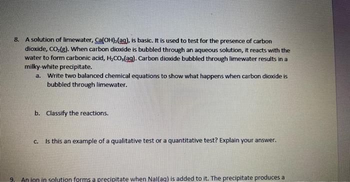 the formula mass of limewater ca oh 2 is
