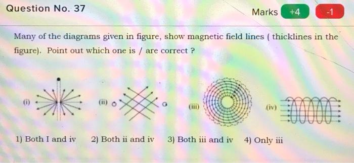 Solved Question No. 37 Marks +4 -1 Many of the diagrams | Chegg.com