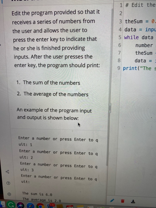 number press prograqm