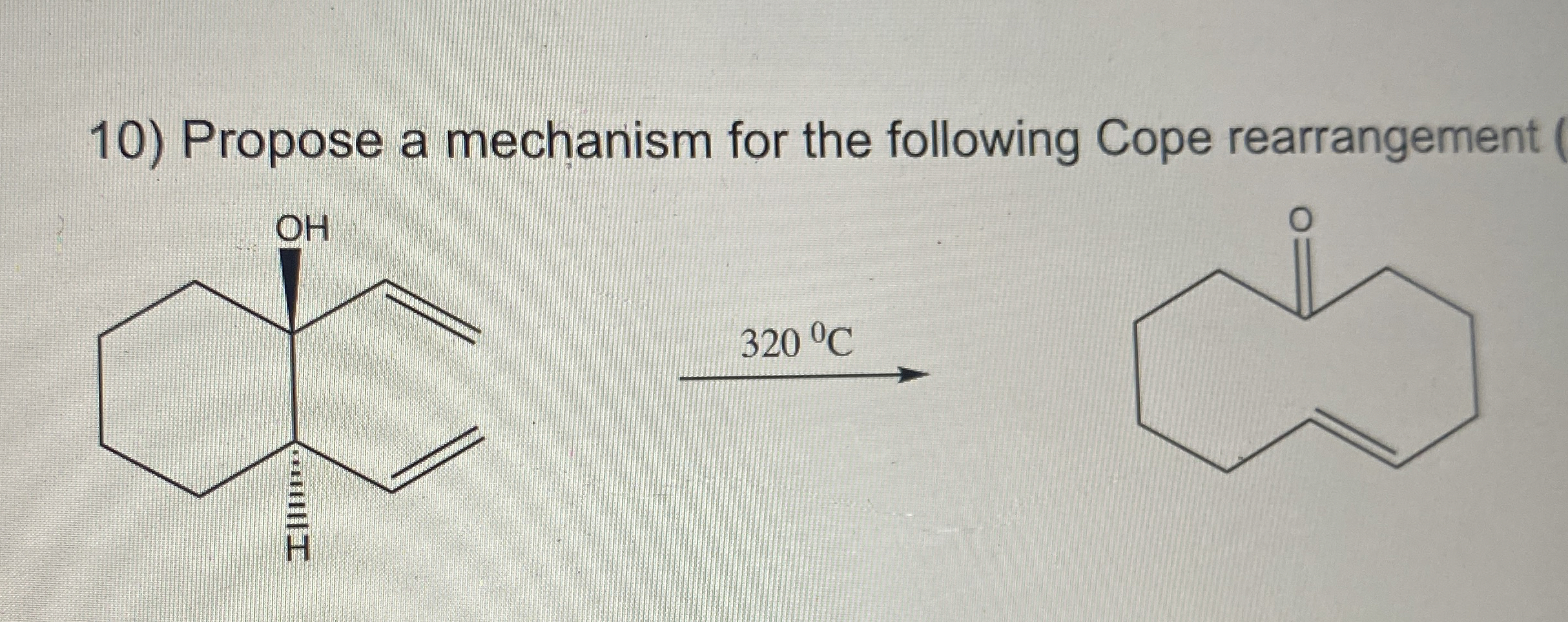 Solved Propose a mechanism for the following Cope | Chegg.com