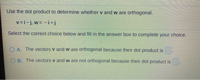 Solved Let U 5i J V 3i J W I 2j Find The Specified S Chegg Com