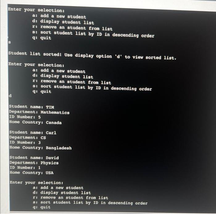 Solved Can anyone please help me to fix my code ? It is not | Chegg.com