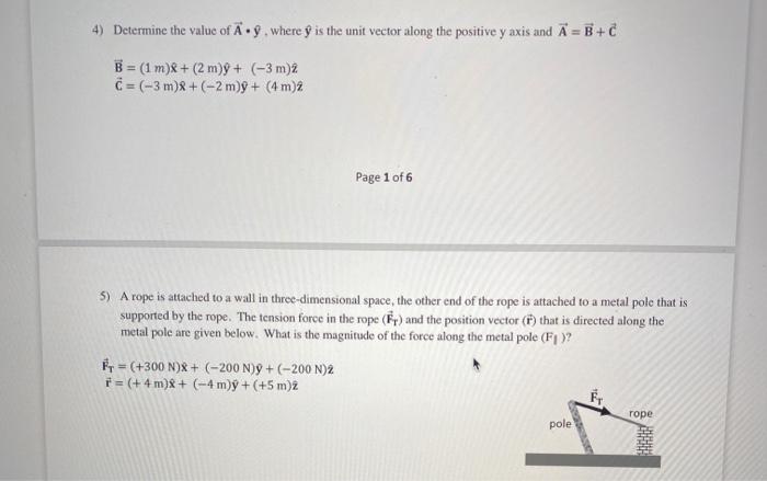 Solved 4 Determine The Value Of A Y Where O Is The Unit Chegg Com