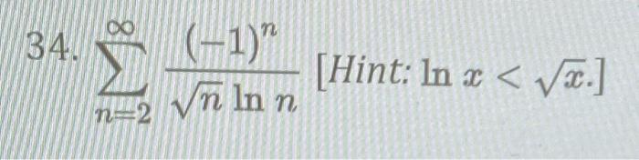 Solved 27,28,29,31,32,33, and 34 Use any test to determine | Chegg.com