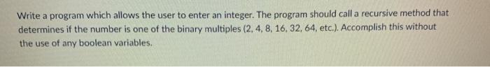 Solved Write a program which allows the user to enter an | Chegg.com