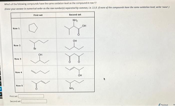 Which of the following compounds have the same | Chegg.com