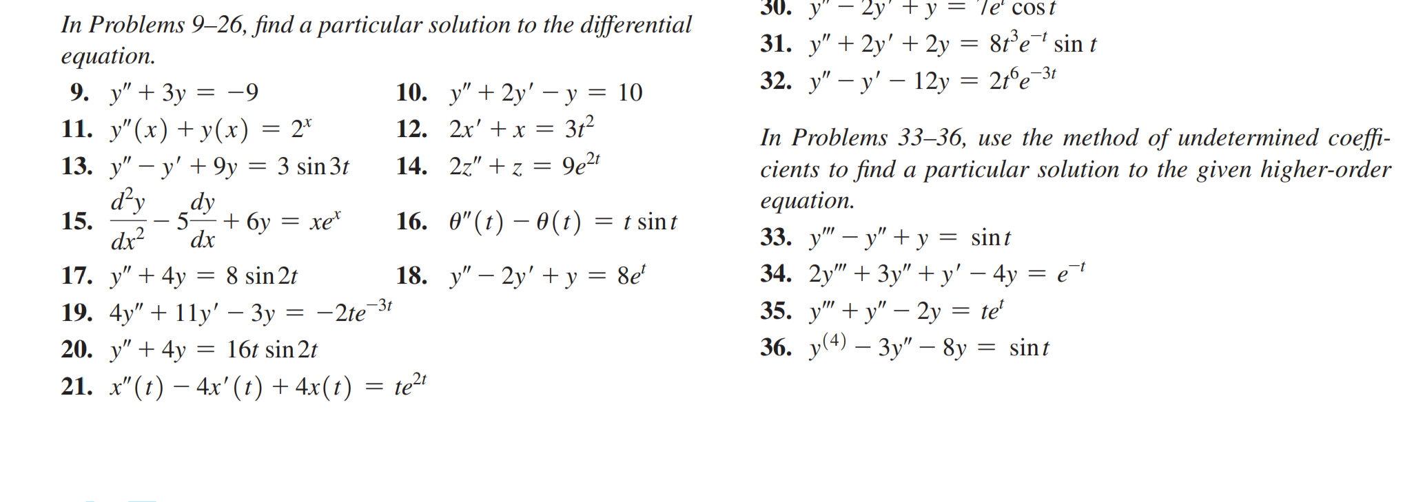 Solved Just 12,14 ﻿and 34 ﻿please not using the annihilator | Chegg.com