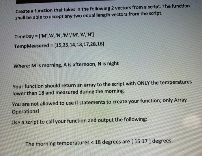 Solved Create a function that takes in the following 2 | Chegg.com