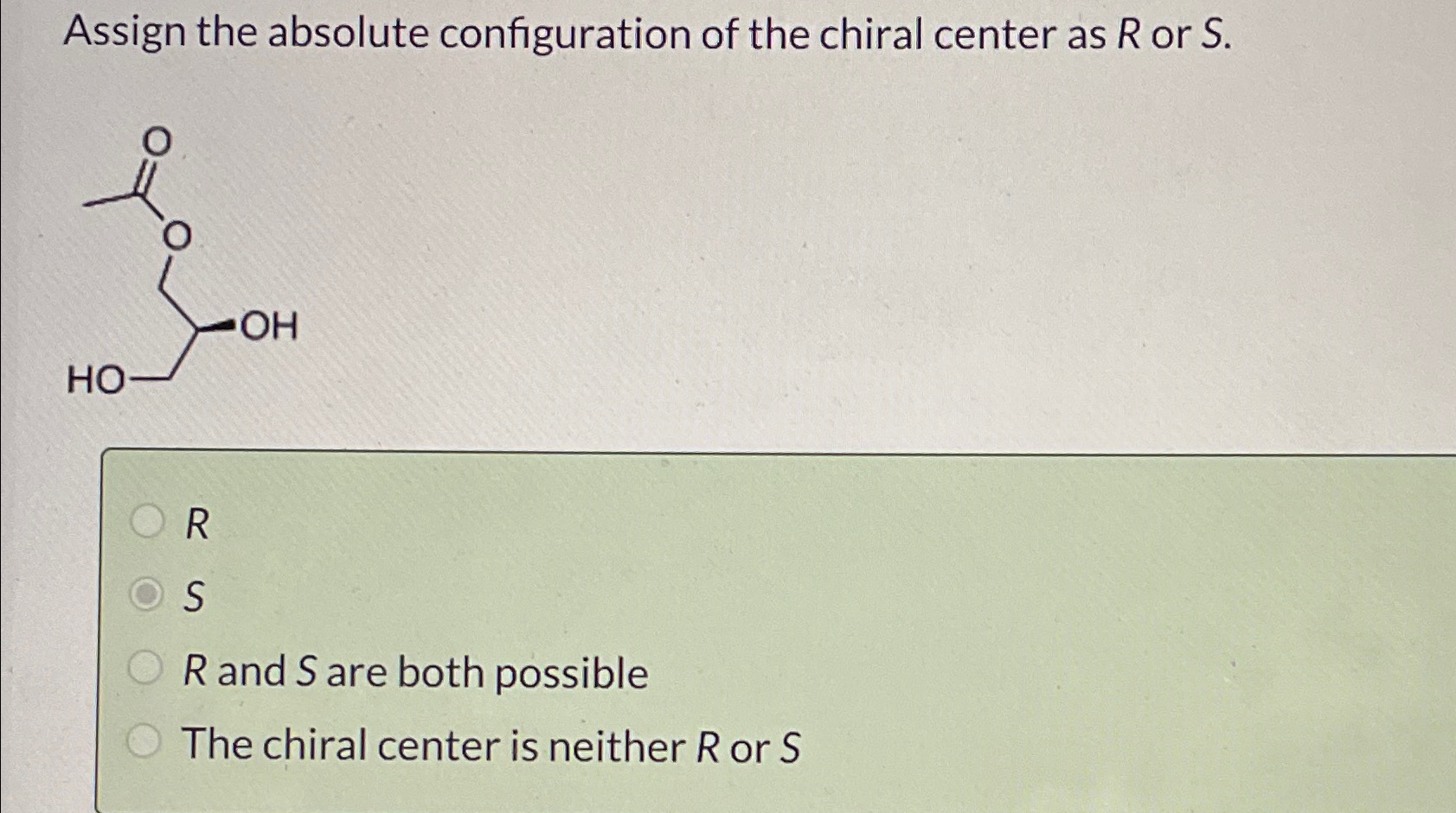 Solved Assign The Absolute Configuration Of The Chiral | Chegg.com